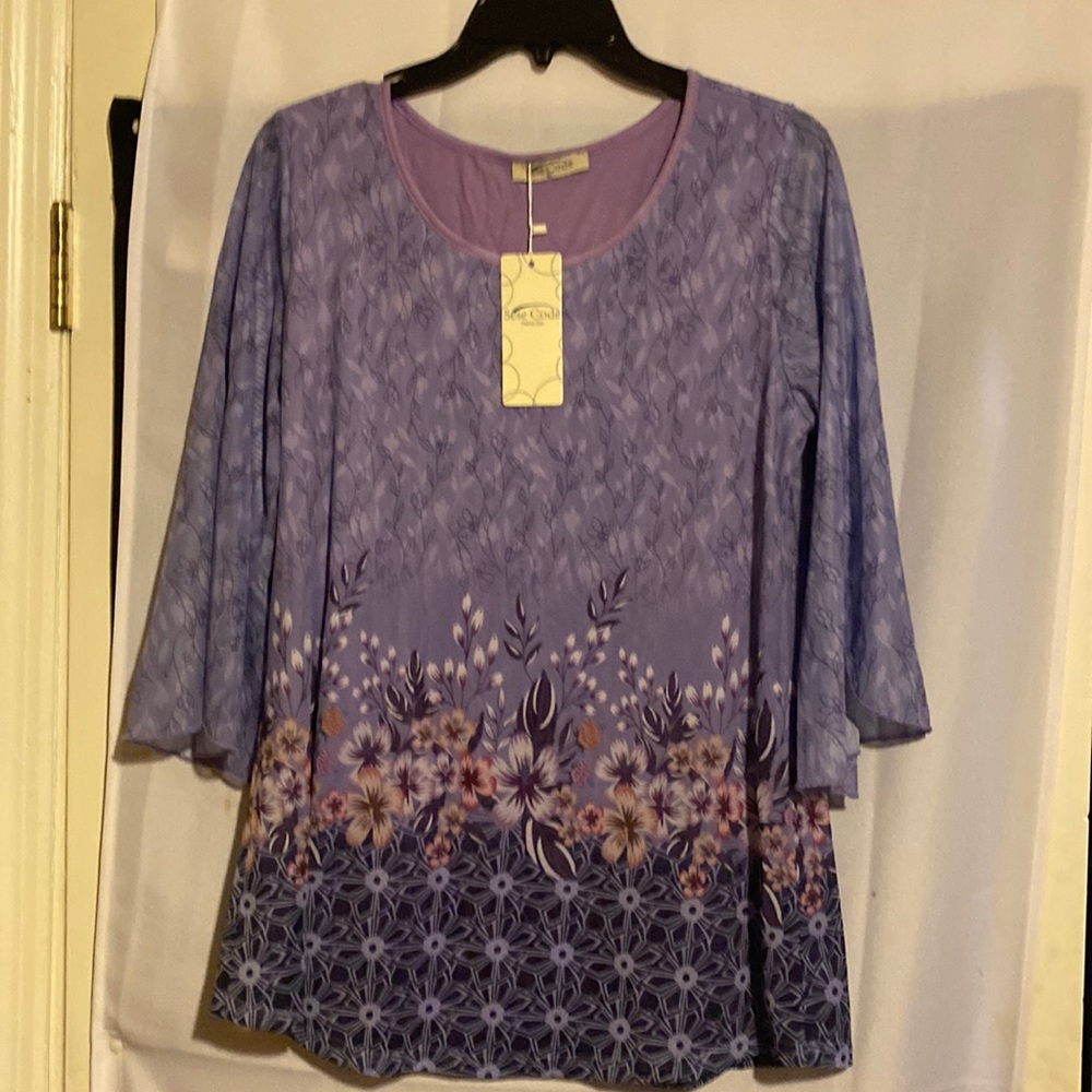 Lovely lavender flower shirt